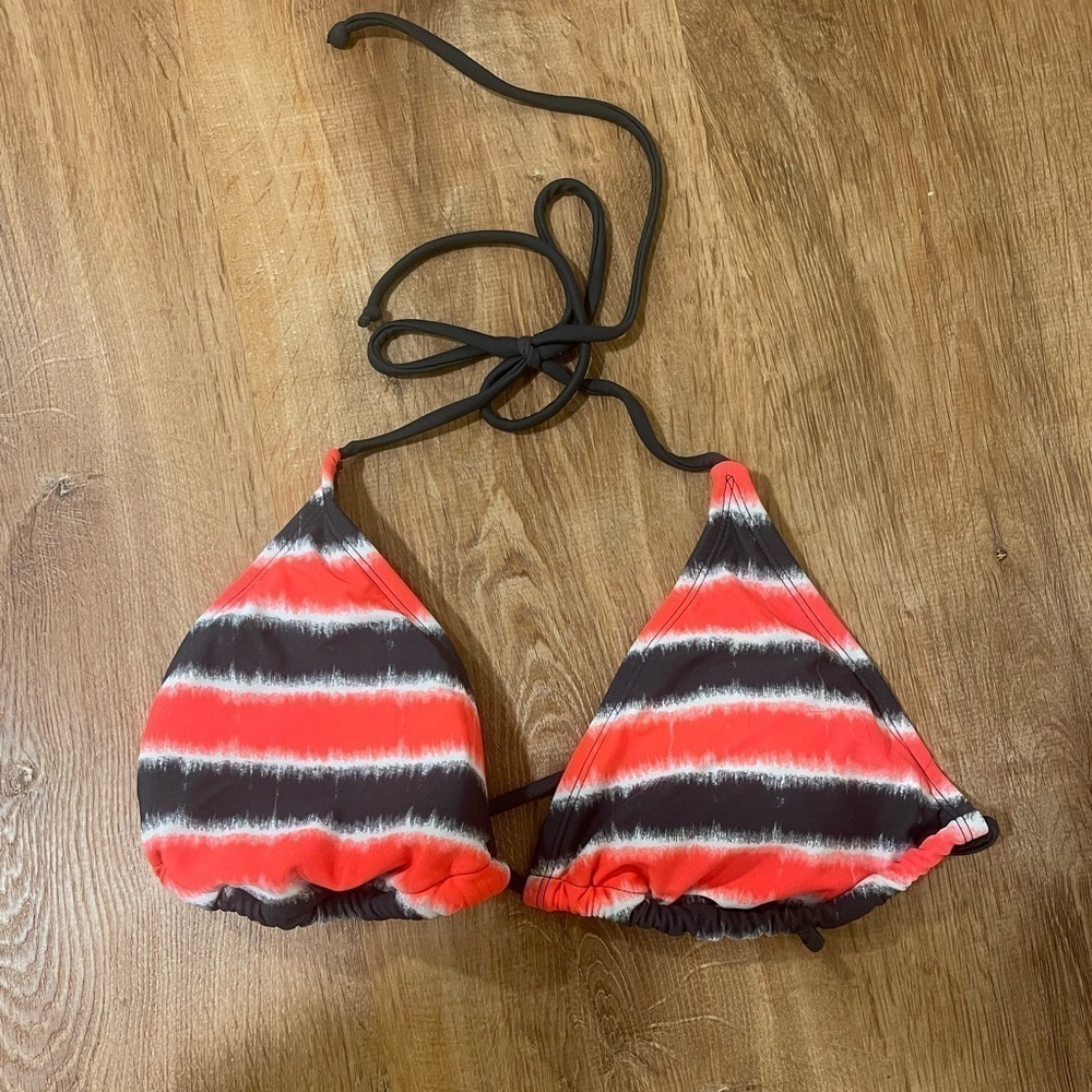 Converse orange and black bathing suit top​​​​​​​​​